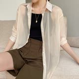 ベージュ | シャツ【韓国ファッション】 | Girly Doll