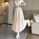 ティアードフレアスカート【韓国ファッション】 | Girly Doll | 詳細画像4 