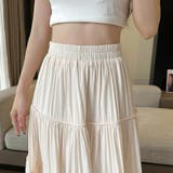 ティアードフレアスカート【韓国ファッション】 | Girly Doll | 詳細画像6 