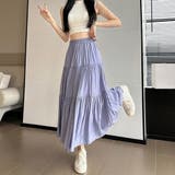 ティアードフレアスカート【韓国ファッション】 | Girly Doll | 詳細画像8 