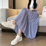 ティアードフレアスカート【韓国ファッション】 | Girly Doll | 詳細画像9 