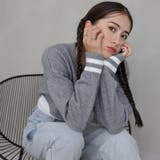 ライン入りショート丈ニット | Girly Doll | 詳細画像11 