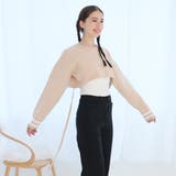 ライン入りショート丈ニット | Girly Doll | 詳細画像34 