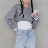 ライン入りショート丈ニット | Girly Doll | 詳細画像40 