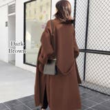 ダークブラウン | チェスターコート【韓国ファッション】 | Girly Doll