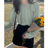 ミントグリーン | ブラウス【韓国ファッション】 | Girly Doll