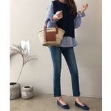 レイヤードが楽しめる！ニットベスト・ブラウス2枚セット【韓国ファッション】 | Girly Doll | 詳細画像11 