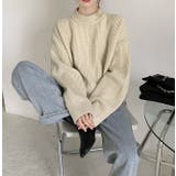 クルーネックリブオーバーニット【韓国ファッション】 | Girly Doll | 詳細画像6