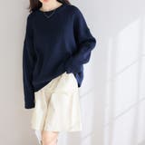 クルーネックリブオーバーニット【韓国ファッション】 | Girly Doll | 詳細画像13