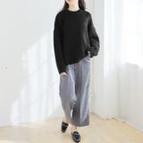 クルーネックリブオーバーニット【韓国ファッション】 | Girly Doll | 詳細画像14