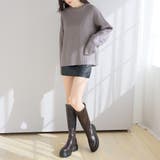 クルーネックリブオーバーニット【韓国ファッション】 | Girly Doll | 詳細画像18