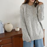 ケーブルオーバーニット【韓国ファッション】 | Girly Doll | 詳細画像13 