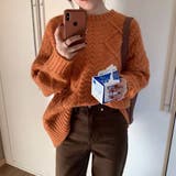 ケーブルオーバーニット【韓国ファッション】 | Girly Doll | 詳細画像5 