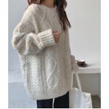 ケーブルオーバーニット【韓国ファッション】 | Girly Doll | 詳細画像8 