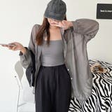 シャイニーシアーシャツ【韓国ファッション】 | Doula Doula | 詳細画像4