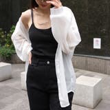 シャイニーシアーシャツ【韓国ファッション】 | Girly Doll | 詳細画像13