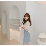 レース半袖トップス【韓国ファッション】 | Girly Doll | 詳細画像2