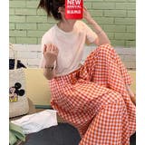 チェックワイドイージーパンツ【韓国ファッション】 | Doula Doula | 詳細画像3 