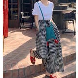 チェックワイドイージーパンツ【韓国ファッション】 | Doula Doula | 詳細画像5 