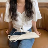 スカラップクロップド丈ブラウス【韓国ファッション】 | Doula Doula | 詳細画像4 