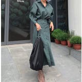 グリーン | シャツワンピース【韓国ファッション】 | Girly Doll