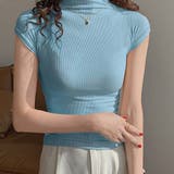 プチハイネック半袖プルオーバー【韓国ファッション】 | Doula Doula | 詳細画像7 