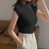 プチハイネック半袖プルオーバー【韓国ファッション】 | Doula Doula | 詳細画像10 