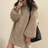 サイドスリットチュニックニット【韓国FASHION】【2022秋冬商品】 | Girly Doll | 詳細画像4
