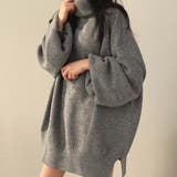 サイドスリットチュニックニット【韓国FASHION】【2022秋冬商品】 | Girly Doll | 詳細画像6
