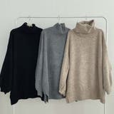 サイドスリットチュニックニット【韓国FASHION】【2022秋冬商品】 | Girly Doll | 詳細画像7