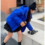 ブルー | ダウンジャケット・ダウンコート【韓国ファッション】 | Girly Doll