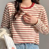ボーダー長袖Ｔシャツ【韓国ファッション】【春夏新商品】 | Doula Doula | 詳細画像6 