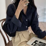 カラーシャツブラウス【韓国ファッション】【春夏新商品】 | Girly Doll | 詳細画像2 