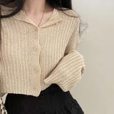 モカ | リブカーディガン【韓国ファッション】【春夏新商品】 | Girly Doll