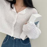 リブカーディガン【韓国ファッション】【春夏新商品】 | Girly Doll | 詳細画像3 