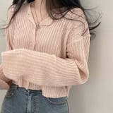 リブカーディガン【韓国ファッション】【春夏新商品】 | Girly Doll | 詳細画像6 