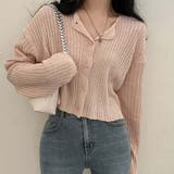 リブカーディガン【韓国ファッション】【春夏新商品】 | Girly Doll | 詳細画像7 