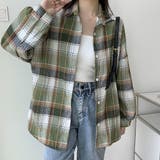 オーバーサイズ チェックシャツ【韓国ファッション】【春夏新 オーバーサイズ チェックシャツ【韓国ファッション】【春夏新