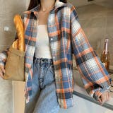 オーバーサイズ チェックシャツ【韓国ファッション】【春夏新商品】 | Doula Doula | 詳細画像14 