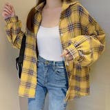 オーバーサイズ チェックシャツ【韓国ファッション】【春夏新商品】 | Doula Doula | 詳細画像16 