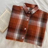 オーバーサイズ チェックシャツ【韓国ファッション】【春夏新商品】 | Doula Doula | 詳細画像22 