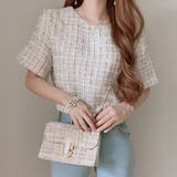 サマーツイードトップス【韓国ファッション】 | Girly Doll | 詳細画像2