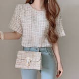 サマーツイードトップス【韓国ファッション】 | Girly Doll | 詳細画像3