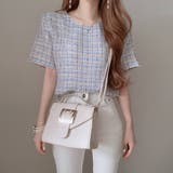 サマーツイードトップス【韓国ファッション】 | Girly Doll | 詳細画像7