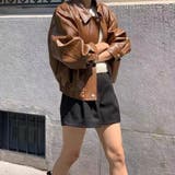 フェイクレザージャケット【韓国ファッション】 | Girly Doll | 詳細画像2