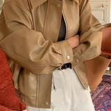 フェイクレザージャケット【韓国ファッション】 | Girly Doll | 詳細画像6