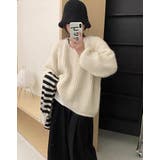 ホワイト | ニット・セーター【韓国ファッション】 | Girly Doll