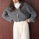 ショート丈ボリュームニットカーディガン | Girly Doll | 詳細画像5 