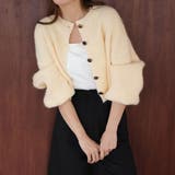 ショート丈ボリュームニットカーディガン | Girly Doll | 詳細画像7 