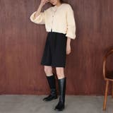 ショート丈ボリュームニットカーディガン | Girly Doll | 詳細画像8 